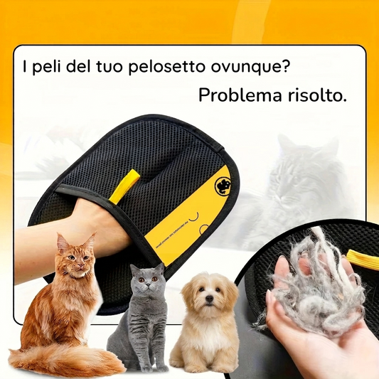 Guanto rimuovi peli